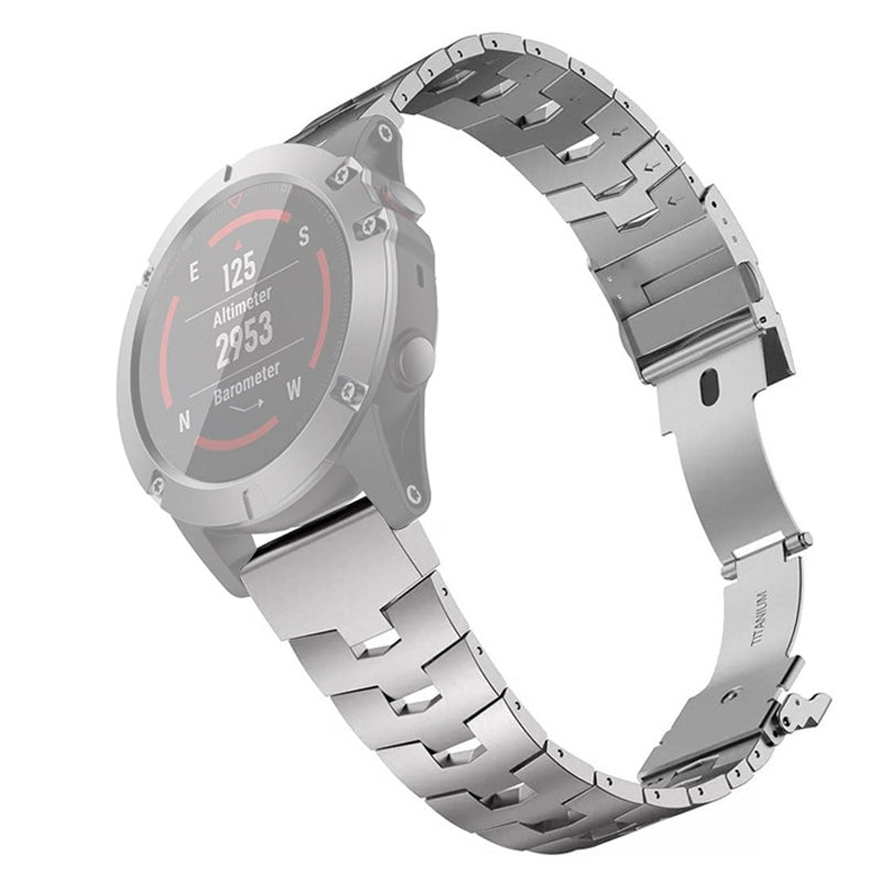 For Garmin Fenix 6 5 Forerunner 935 945 Titanium Alloy Metal Watch Strap Quick Release Wrist Band Replacement For Garmin Fenix 6 5 Forerunner 935 945 Titanium Alloy Metal Watch Strap Quick Release Wrist Band Replacement